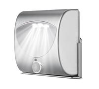 REV Ritter, LED per illuminazione scala con rilevatore di movimento, colore: Argento, 0029600102