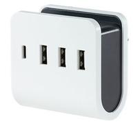 REV Ritter REV 0020820103 Nero Bianco USB Typ C Caricabatteria