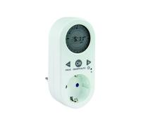 REV Ritter REV 0025030102 Timer quotidiano Bianco Digitale LCD Pulsanti Plastica