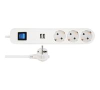 REV Ritter Steckdosenleiste ICE 3-fach USB & Schalter Strip 0014348100