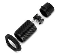 REV Ritter - Zoccolo per lampadina E14, colore: Nero