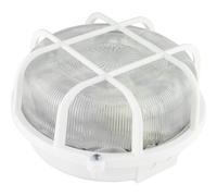 REV Lampada a LED per ambienti umidi, rotonda, IP44, 7 W, 600 lm, 3000 K, ideale come lampada da parete o da soffitto, lampada da officina, cantina, bianco