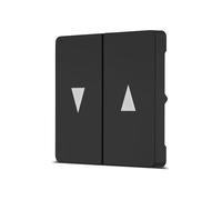 REV Serie di interruttori NOVA - Copertura per interruttore per tapparelle, antracite