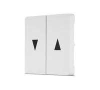 REV Serie di interruttori NOVA - Copertura per interruttore tapparella/interruttore tapparella, bianco