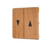 REV Serie di interruttori NOVA - Copertura per interruttore tapparelle, colore rovere