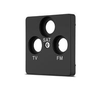REV Serie di interruttori NOVA - Copertura presa antenna (TV/RF/SAT), antracite