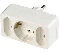 REV Spina di transizione a 2 scomparti + 1 contatto di protezione bianco