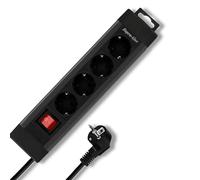 REV Supraline, Ciabatta a 4 prese, 1 interruttore, 1,9 m, antracite