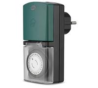 REV Timer meccanico IP44 nero-verde