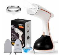 REVALINX Ferro da Stiro Verticale 1800W a Vapore Portatile da Viaggio con Schermo LCD, Serbatoio 320ml, Riscaldamento Rapido, Antigoccia - Stiratore Verticale per Tutti i Tessuti e Casa
