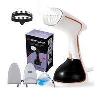 REVALINX Ferro da Stiro Verticale 1800W a Vapore Portatile da Viaggio con Schermo LCD, Serbatoio 320ml, Riscaldamento Rapido, Antigoccia - Stiratore Verticale per Tutti i Tessuti e Casa