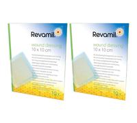 Revamil Garze Imbevute Di Miele 10X10 Cm 10 Pezzi 2x10 pz Garza