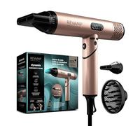 REVAMP Dynamic Radiance X Shine Asciugacapelli Portatile Motore Digitale Intelligente per Asciugatura Rapida - Leggero, Silenzioso, Aria Fredda - 3 Accessori Magnetici per Styling Pro