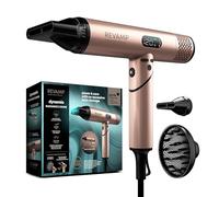 REVAMP Dynamic Radiance X Shine Asciugacapelli Portatile Motore Digitale Intelligente per Asciugatura Rapida - Leggero, Silenzioso, Aria Fredda - 3 Accessori Magnetici per Styling Pro