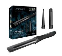 REVAMP Multiform 3-in-1 Curl & Waves Hair Styler - Set di ferri arricciacapelli con 3 accessori in ceramica, ferro per capelli per onde e ricci, oli super lisci, pinze arricciacapelli