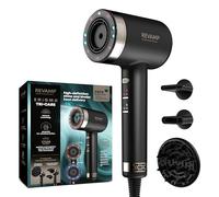 REVAMP Phon Professionale Tri-Care - Asciugacapelli Ionico Infrarossi con Luce Rossa/Blu, 3 Accessori Magnetici - Styling Delicato, Asciugatura Rapida, Silenzioso, Lucentezza Progloss