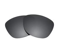 REVANT Lenti di Ricambio compatible con Oakley Frogskins, Polarizzate, Nero Cromo MirrorShield