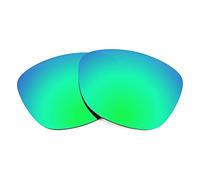 REVANT Lenti di Ricambio compatible con Oakley Frogskins, Polarizzate, Verde Smeraldo MirrorShield