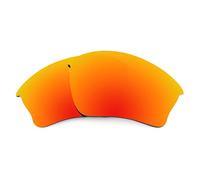 REVANT Lenti di Ricambio compatible con Oakley Half Jacket XLJ, Polarizzate, Rosso Fuoco MirrorShield