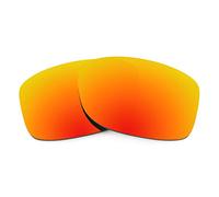 REVANT Lenti di Ricambio compatible con Oakley Jupiter Squared, Polarizzate, Rosso Fuoco MirrorShield