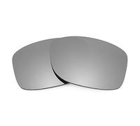 REVANT Lenti di Ricambio compatible con Oakley Jupiter Squared, Polarizzate, Titanio MirrorShield