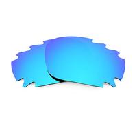 REVANT Lenti di Ricambio compatible con Oakley Racing Jacket Vented, Polarizzate, Blue Ghiaccio MirrorShield