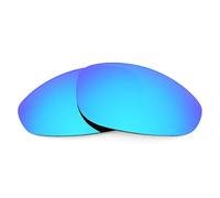 REVANT Lenti di Ricambio compatible con Oakley Straight Jacket (1999), Polarizzate, Blue Ghiaccio MirrorShield
