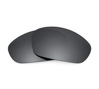REVANT Lenti di Ricambio compatible con Oakley Straight Jacket (2007), Polarizzate, Nero Cromo MirrorShield