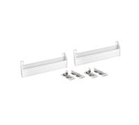 RevAShelf Polymer Slim Tip Out Tray for Sink Base Cabinets White