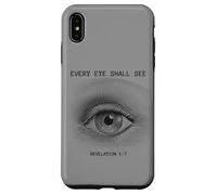 Revelation 1:7 Rapture & Second Coming Every Eye Shall See Custodia per iPhone XS Max