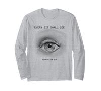 Revelation 1:7 Rapture & Second Coming Every Eye Shall See Maglia a Manica