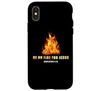 Revelation 3:15 Be on Fire for Jesus - Christian Revival Custodia per iPhone X/XS