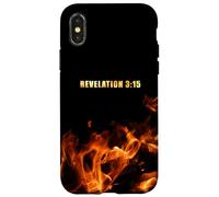 Revelation 3:15 Be on Fire for Jesus - Christian Revival Custodia per iPhone X/XS