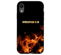 Revelation 3:15 Be on Fire for Jesus - Christian Revival Custodia per iPhone XR