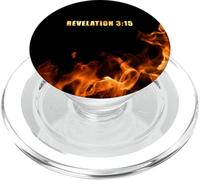 Revelation 3:15 Be on Fire for Jesus - Christian Revival PopSockets PopGrip per MagSafe