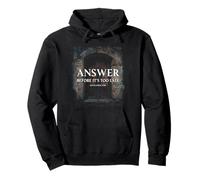 Revelation 3:20 Answer Before It's Too Late Evangelism Felpa con Cappuccio