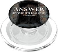 Revelation 3:20 Answer Before It's Too Late Evangelism PopSockets PopGrip per MagSafe