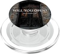 Revelation 3:20 I Stand at the Door and Knock, Will You Open PopSockets PopGrip per MagSafe