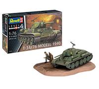 Revell 03294 T-34/76 - Modellino realistico 1940, non laccato