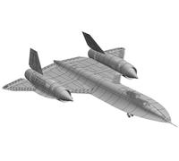 Revell 03751 Lockheed SR-71B Blackbird - Kit modellino in plastica non verniciata, scala 1:48