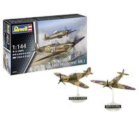 Revell 03771 Supermarine Spitfire Mk.Ia & Hawker Hurricane Mk.I 1:144 Kit modellino in plastica non costruita/non verniciata