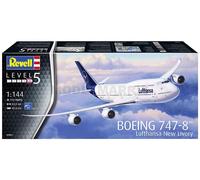 Boeing 747-8 Lufthansa "NEW LIVERY" Plastic Kit 1:144 Model REVELL