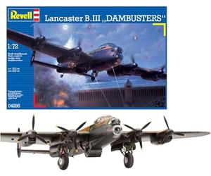 Revell 04295 - Lancaster B.III Dambuster Kit di Modello in Plastica, Scala 1:72
