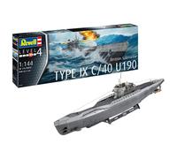 REVELL 05167 MODELLO SOTTOMARINO TEDESCO TIPO IX C/40 (U190) 1/144