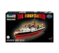 Revell The Firefighter, modellino di barca antincendio in scala 1:87, con 485 pezzi, barca estinguente di New York ricca di dettagli, con 7 mazzi, cannoni e cabina di controllo, a partire dai 12 anni