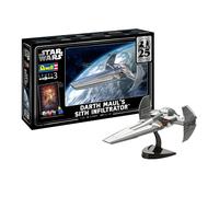 Revell 05638 - 1/120 Star Wars Geschenkset Darth Maul, Sith Infiltrator™ - Nuovo