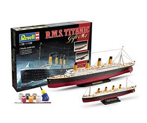 Revell 05727 - R.M.S. Titanic Kit di Modello in Plastica, Scala 1:700/1:1200
