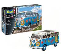 Volkswagen T1 Samba Bus Flower Power 1:24 REV07050 - revell modellismo