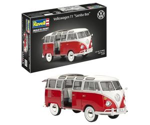 Revell 07399 - Volkswagen T1 Samba Bus Kit di Modello in Plastica, Scala 1:24, per avanzati, senza accessori come colori e colla