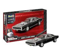 Revell 07693 Fast & Furious Dominics 1970 Dodge Charger, modello auto in scala 1:25 con la famosa serie di pellicole, 21,6 cm fedele all'originale modellino per professionisti, non verniciato